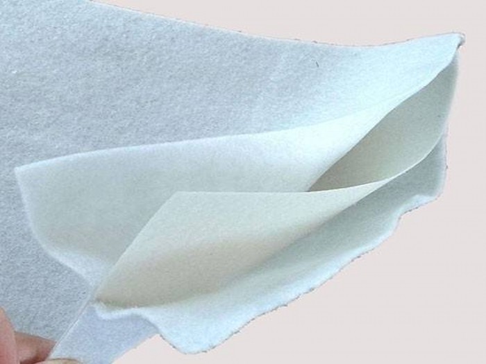 Which type of composite geomembrane is best for seepage prevention in winter?